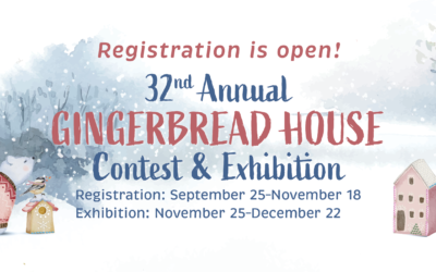 Gingerbread House Contest Registration Ends 11/18