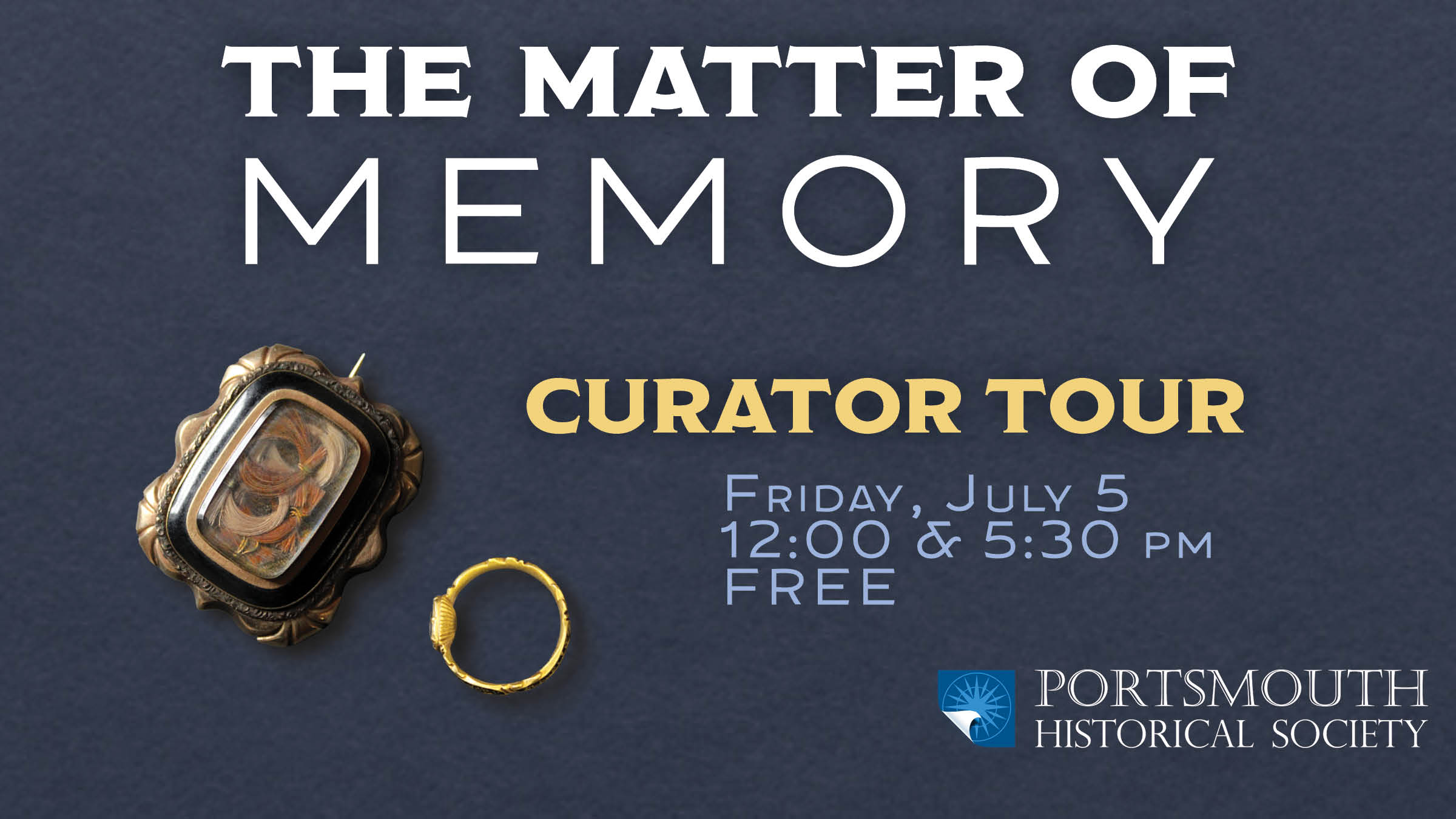 The Matter of Memory Curator Tour. Every first Friday at noon and 5:30 pm. Free.