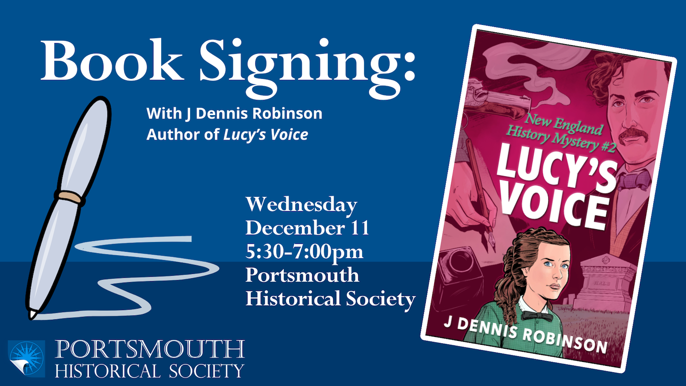 Lucy's Voice by Dennis Robinson, book signing on December 11