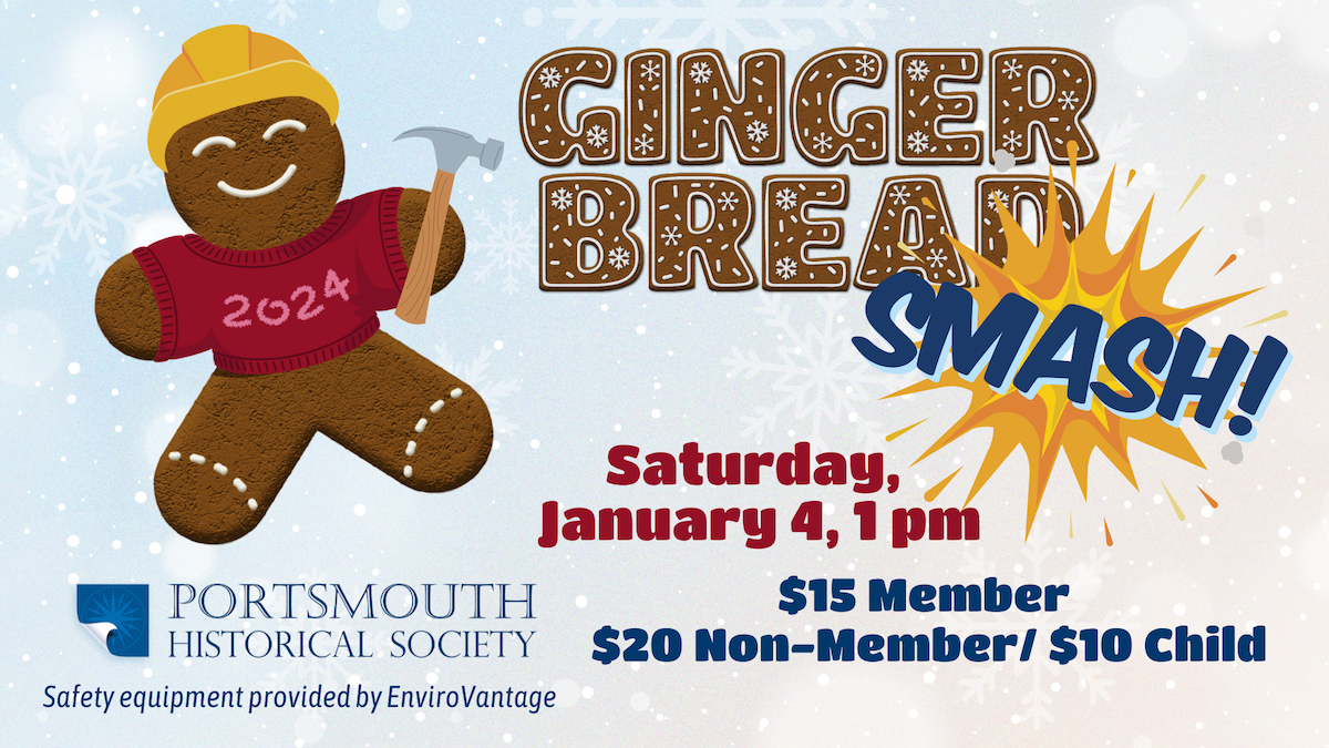 Gingerbread Smash on Saturday, January 4.