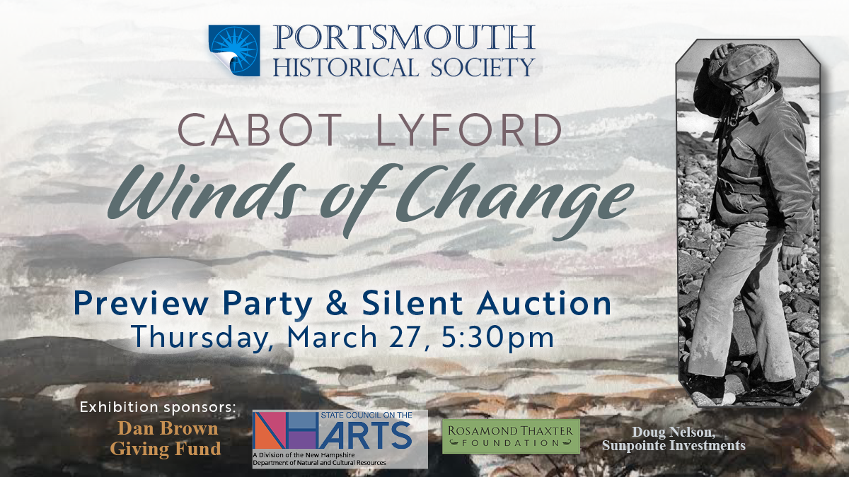 Cabot Lyford Winds of Change Preview Party on Thursday, march 27 @ 5:30 pm