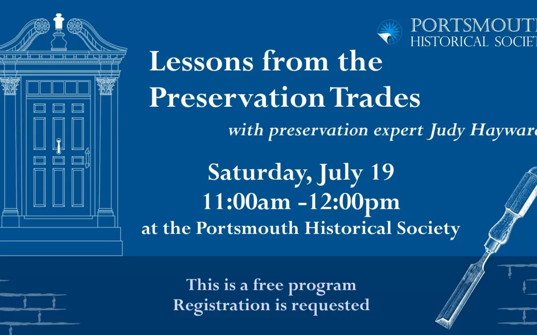 Lessons from the Preservation Trades