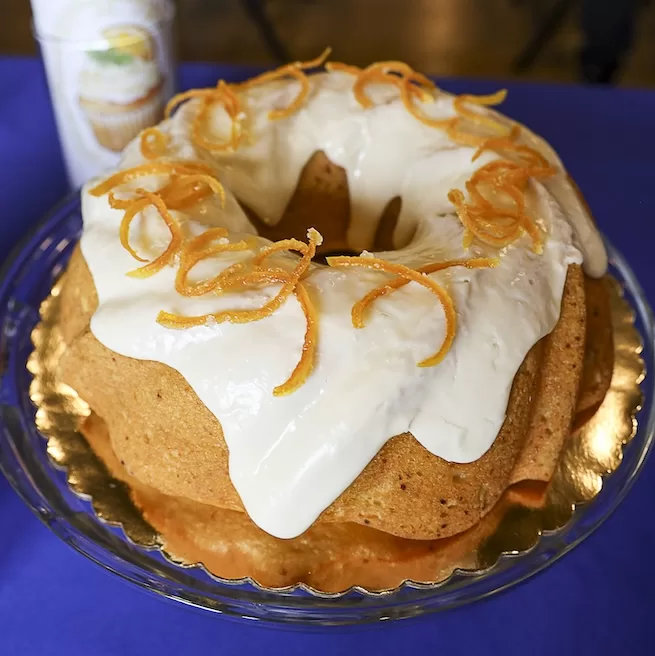 Beach Pea Orange Cake
